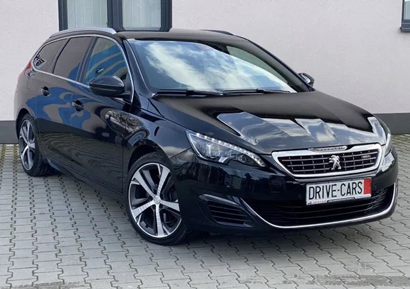 samochody osobowe Peugeot 308 cena 57900 przebieg: 158000, rok produkcji 2017 z Poręba